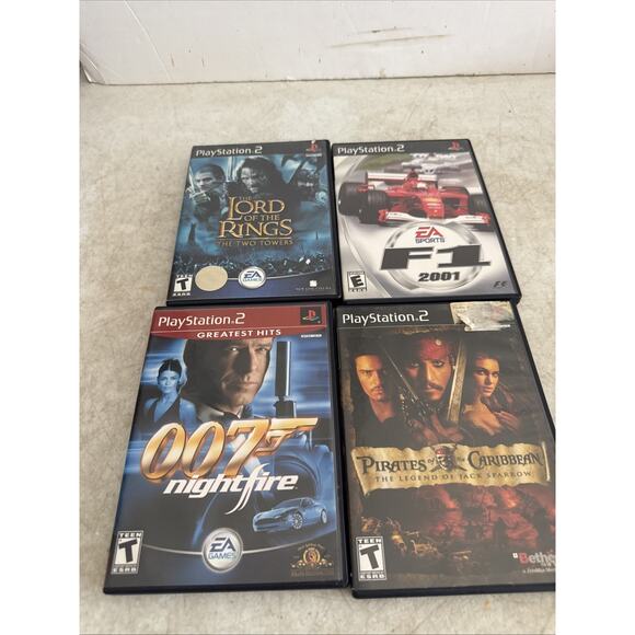PlayStation 2 Game Lot Of 4 Lord Of Rings 007 Pirates - Picture 5 of 5